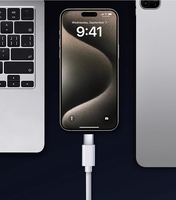 Câble USB vers USB-C 35W en nylon tressé, cordon de données à chargement rapide, chargeur mobile durable pour 15 16