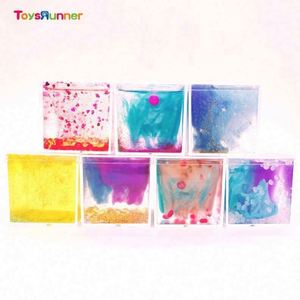 Juguetes DIY Cloud Cube Populares 2019: Plastilina de Cristal Cuadrada de Galaxia Colorida para Labores Creativas - Product Image 4