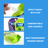 Sachets d'emballage personnalisés pour savon liquide, échantillons de lessive, cosmétiques, poudre à lessive, sachets à bec verseur