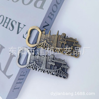 Metal Travel Crafts USA San Francisco SAN FRANCISCO Pembuka Botol Portabel Retro dari Paduan Seng