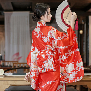 Kimono Tradizionale Giapponese, Pigiama <span class=keywords><strong>da</strong></span> Donna a Maniche <span class=keywords><strong>Lunghe</strong></span> con Stampa in Rilievo, <span class=keywords><strong>Taglie</strong></span> <span class=keywords><strong>Forti</strong></span>, Camicia <span class=keywords><strong>da</strong></span> <span class=keywords><strong>Notte</strong></span> per Ragazze - Product Image 3