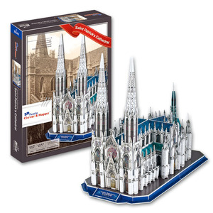 <span class=keywords><strong>Puzzle</strong></span> en mousse et papier pour enfants, modèle château de la Saint 3,6 pouces, <span class=keywords><strong>3D</strong></span> - Product Image 1