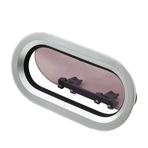 <span class=keywords><strong>Hublot</strong></span> ovale YISHUN en aluminium anodisé et PMMA, couvercle d'ouverture à 180°, fenêtre de bateau, modèle 71C80A, installation facile - Product Image 1