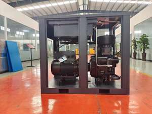 Промышленный воздушный компрессор с сертификацией CE, двухступенчатый, с инвертором на постоянных магнитах, 22 кВт, 30 л.с., с воздушным охлаждением, для промышленного оборудования - Product Image 4