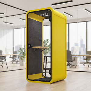 Cabine téléphonique <span class=keywords><strong>de</strong></span> bureau insonorisée en alliage d'aluminium durable et économique pour 1 personne à vendre - Product Image 1
