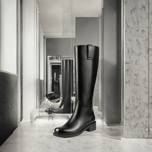 Bottes Chukka à plateforme pour Pole Dance, à talon très haut, montantes, à fermeture éclair, en PU, avec strass en cristal et diamants, transparentes, hiver - Product Image 2