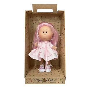 Tây Ban Nha Thương Hiệu Sang Trọng Truyền Thống Hot Bán Chất Lượng Hàng Đầu Munecas Little Mia Polka Dot Cơ Thể Cô Gái Bất Mềm Búp Bê - Product Image 2