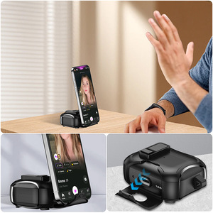 Soporte de teléfono protector anticaída de lujo para <span class=keywords><strong>AirPods</strong></span> <span class=keywords><strong>Pro</strong></span> 2 funda de TPU de parachoques de armadura funcional con llavero y funda para auriculares - Product Image 4