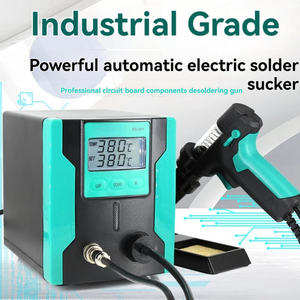 <span class=keywords><strong>Pistola</strong></span> de succión eléctrica <span class=keywords><strong>para</strong></span> soldar Pro'sKit, estación de <span class=keywords><strong>desoldar</strong></span> caliente de hierro <span class=keywords><strong>para</strong></span> soldar, bomba de <span class=keywords><strong>estaño</strong></span> BGA Digital LCD ESD, de absorción de succión - Product Image 2