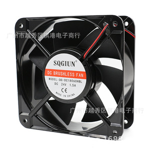 Ventilateur sans balais Sqgiun DC 180 mm 24 V 1,5 A pour le refroidissement des armoires d'onduleurs - Product Image 2