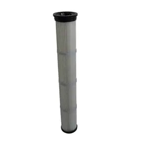 Industrial Powder Collection Element 99% Efficiency Dust Collector Air Plant Pleated Filter Cartridge
