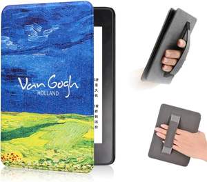 Funda de libro de cuero PU con impresión personalizada, funda inteligente con correa de mano para <span class=keywords><strong>Amazon</strong></span> <span class=keywords><strong>Kindle</strong></span> Colorsoft y <span class=keywords><strong>Kindle</strong></span> Paperwhite 6 12th Gen 7' - Product Image 1