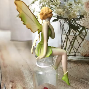 Figuras <span class=keywords><strong>de</strong></span> <span class=keywords><strong>Hadas</strong></span> <span class=keywords><strong>de</strong></span> Resina con Diseño Bonito, Miniaturas <span class=keywords><strong>de</strong></span> <span class=keywords><strong>Hadas</strong></span> Verdes con Alas - Product Image 3