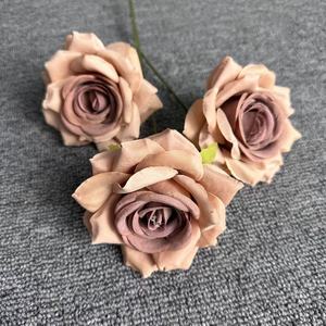 ورود حريرية صناعية بنية اللون بالجملة لعيد الشكر وعيد الأم والكريسماس والهالوين وحفلات الزفاف والمنزل - Product Image 1