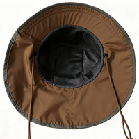 Chapeau de pêche unisexe personnalisé à large bord, imperméable, protection UV, respirant, en maille, style safari, type boonie
