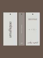 Étiquettes de vêtements minimalistes personnalisées – Étiquettes en papier de marque avec cordons pour vêtements