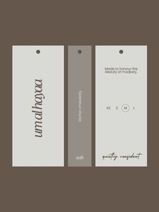Etiquetas de papel con logotipo en relieve personalizadas de alta calidad para ropa, completas con etiquetas de nombre personalizadas, adecuadas para prendas de vestir. - Product Image 6