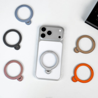 Support de téléphone de bureau magnétique rotatif à 360 degrés, hauteur réglable, conception flexible à amortissement puissant, en alliage de zinc avec patin adhésif universel