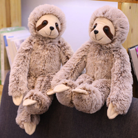 Peluche paresseux lestée de haute qualité, mignonne, jouets en peluche lestés pour enfants, peluche douce lestée, animal en peluche personnalisé, vente en gros