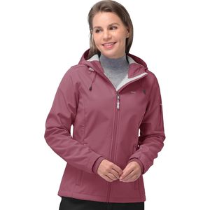 Chaqueta Softshell para Mujer de 33,000 pies, Impermeable, con Capucha, Forro Polar, Abrigo para Lluvia, Cálida, Aislante, Cortavientos, Ligera, para Exteriores - Product Image 1