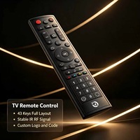Control Remoto Inalámbrico para TV JCXK de 43 Teclas, Carcasa de Plástico ABS, OEM ODM, Suministro de Fábrica Personalizado para Equipos Electrónicos