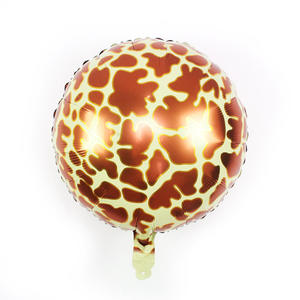 Ballon en aluminium motif animal 18 pouces pour décoration <span class=keywords><strong>de</strong></span> fête, <span class=keywords><strong>empreinte</strong></span> <span class=keywords><strong>de</strong></span> patte <span class=keywords><strong>de</strong></span> vache, tigre, zèbre, léopard, girafe, accessoire photo pour fête - Product Image 3