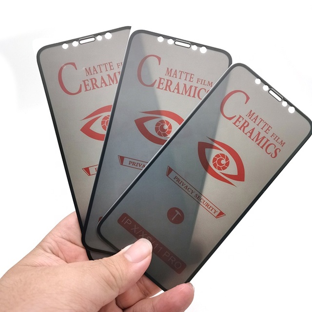 anti peeping flexible ceramic matte privacy screen protect film for iPhone 11 12 13 14 pro max
