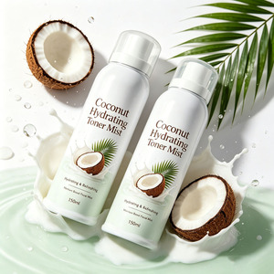 Brume tonifiante hydratante à la noix de coco pour le visage, spray facial rafraîchissant et hydratant en profondeur, apaisant et équilibrant la peau - Product Image 5
