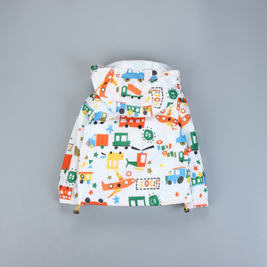 เสื้อแจ็คเก็ตเด็กพิมพ์ลายเต็มตัวแบบกันลมสำหรับขี่จักรยาน ขายส่งจากจีน - Product Image 2