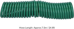 Manguera de jardín 25 pies EVA Primavera Línea telefónica Tubería de agua Lavado de autos Juego de mangueras de agua Accesorios neumáticos - Product Image 3