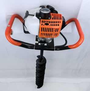 เครื่องเจาะดินแบบสองจังหวะ DIY สำหรับงานอุตสาหกรรม ใช้กับน้ำมันเบนซิน สำหรับขุดหลุมในโรงเรือน กำลังไฟ 1.6 กิโลวัตต์ ขนาดเจาะสูงสุด 250 มม. - Product Image 5