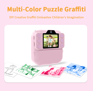 Cámara Digital Infantil con Diseño <span class=keywords><strong>de</strong></span> Dibujos Animados, 1080P HD CMOS, MicroSD, Pantalla IPS <span class=keywords><strong>de</strong></span> 2.4'', Linterna LED Integrada, Mini Cámara Instantánea - Product Image 4