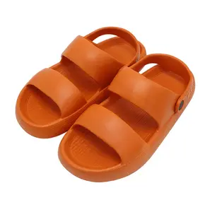 women fashion hot sale lightweight EVA quick drying sandals for girls casual walking colorful slides slippers