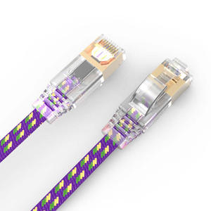 Câble de raccordement Ethernet Cat7 <span class=keywords><strong>10</strong></span> <span class=keywords><strong>Gbps</strong></span> <span class=keywords><strong>RJ45</strong></span> d'alimentation d'usine 1m 2m 3m 5m 10m de longueur câbles de réseau FTP cordon - Product Image 6