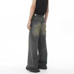 جينز رجالي مخصص-بنطال جينز-بنطال الشارع فضفاض كلاسيكي جينز فضفاض للرجال - Product Image 6