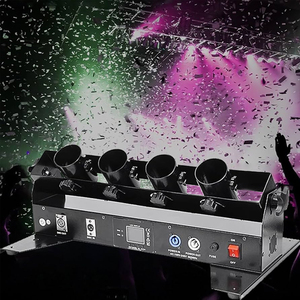 Máquina de cañón de confeti de escenario tirador de papel eléctrico máquina de confeti Dmx para festival de música de concierto - Product Image 2