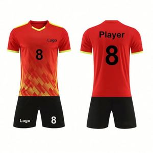 ชุดฟุตบอลสีชมพูไซส์ใหญ่ รุ่นฮิต ขายดีจากโรงงาน ปี 2026 เสื้อกีฬา ชุดทีมฟุตบอล แบบสั่งทำ ผ้าโพลีเอสเตอร์ 100% - Product Image 3