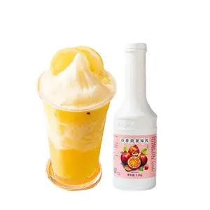 1,1 kg Hersteller Großhandel Passions frucht Marmelade Saft Für Früchte tee Bubble Tea