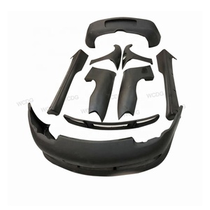 Kit Carrozzeria Larga in Fibra di Vetro Aggiornamento <span class=keywords><strong>986</strong></span> per Porsche <span class=keywords><strong>986</strong></span> <span class=keywords><strong>Boxster</strong></span> 2000-2005 Paraurti Anteriore Paraurti Posteriore Parafango Diffusore Minigonne Laterali - Product Image 3