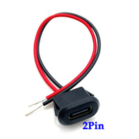 2P/4P/6P USB Typ C-Anschluss 3A Hochstrom-Schnell lade buchse Anschluss Ladestecker Buchse Buchse Typ C Mit Kartens chnalle