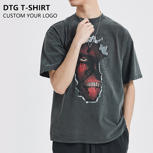 Fabricant de vêtements, t-shirt personnalisé DTG, t-shirt délavé à l'acide, t-shirt streetwear, t-shirt graphique vintage, t-shirt oversize pour homme - Product Image 1