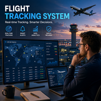 Développement de système de suivi des vols : Logiciel aéronautique en temps réel pour la localisation des aéronefs, l'historique des itinéraires GPS et la surveillance des vols