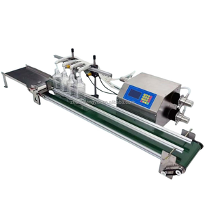 Automatic <b>Small</b> Shampoo Eye Drops Chemical Perfume Body Wash Liquid Conveyor Belt Magnetic <b>Pump</b> 4- Heads Filling Machine - Product Image 2