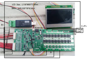 BMS LiFePO4 4S-16S 200A, protocole de communication I2C, connexion avec application de téléphone portable, écran LCD, ordinateur hôte - Product Image 3