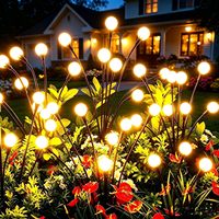 Lampes solaires d'extérieur étanches, lot de 4 avec 32 LED, décoration de jardin et de terrasse, cadeaux uniques pour femmes et grands-parents