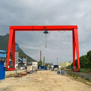 Single Portal <strong>Crane</strong> for Factories Grua 1/3/5/8/10/15ton <strong>Rail</strong> <strong>Mounted</strong> Goliath <strong>Crane</strong> Lifting Equipment Workshop Truss <strong>Gantry</strong> <strong>Crane</strong> - Product Image 6