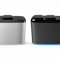 Diffuseur d'huiles essentielles ultrasonique en métal à double buse, contrôlé par application, adapté aux hôtels et aux bureaux