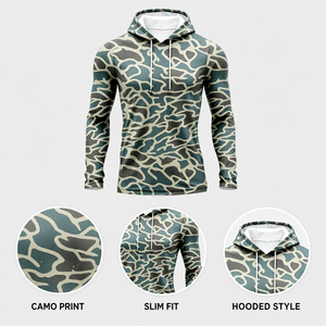 Camisa de Pesca Personalizada Unisex de Manga Larga con Protección UV UPF 50+, Poliéster que Absorbe la Humedad con Ventilación de Malla de Secado Rápido - Product Image 3