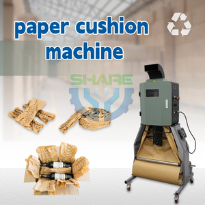 Machine automatique de fabrication de coussinets en papier alvéolé, machine de remplissage de vide en papier kraft, machine de fabrication de coussinets en papier de refroidissement - Product Image 2