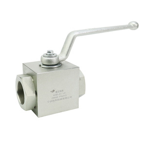 Válvula de Cierre de Núcleo de Bola de Alta Presión DN40 KHB-G1 1/2 Fabricada en Acero al Carbono con Rosca Interna para Detener el Flujo - Product Image 1
